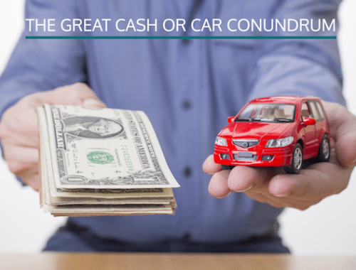 cash or company car